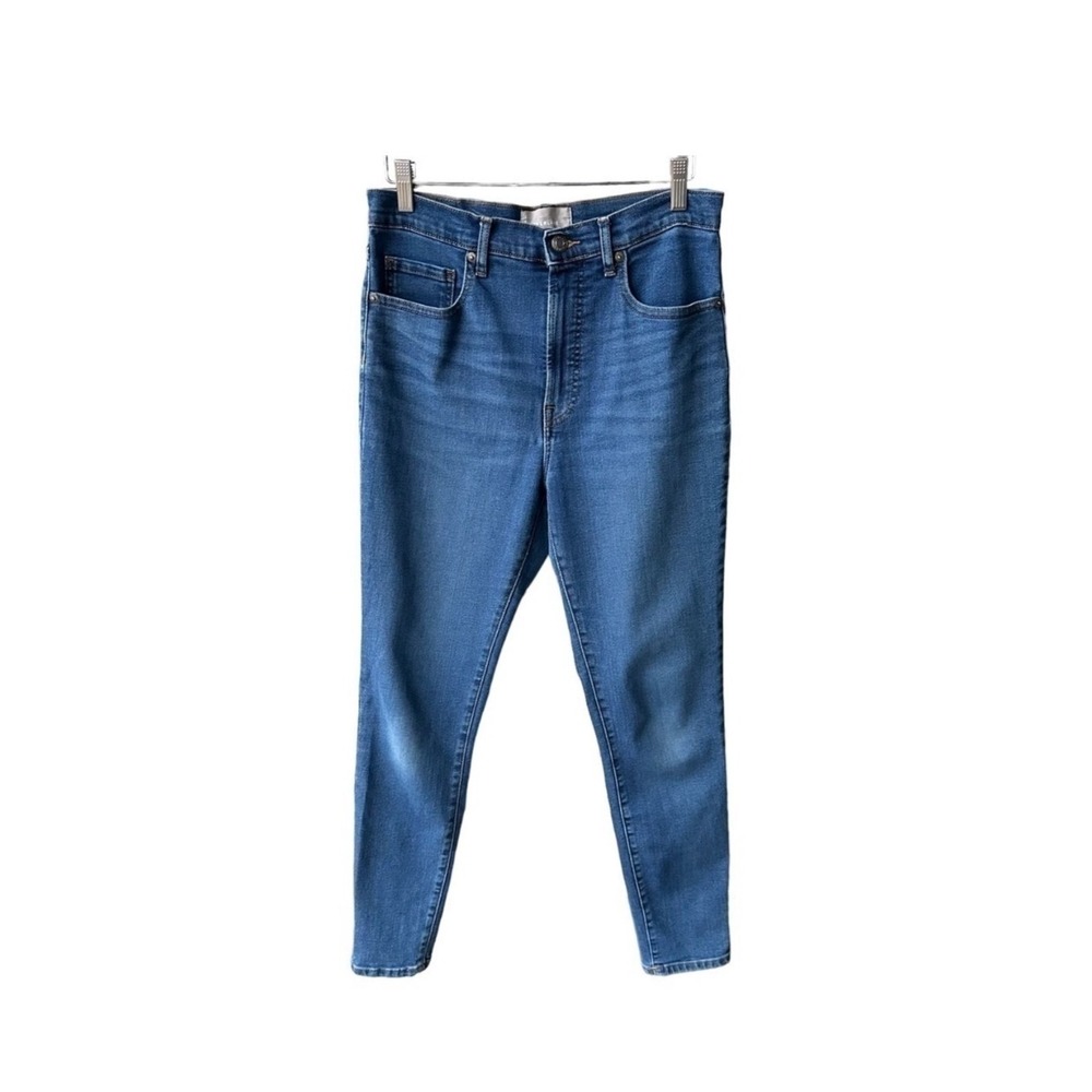 Everlane Jeans Pants High Rise Skinny Medium Wash Blue Stretch Denim Size 30